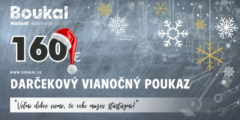 Darčekový poukaz vianočný v hodnote 160 € (DAPV4000SK160), DAPV4000SK160